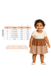 Vestido Curto Menina Meia Malha - Caramelo - Ame Kids