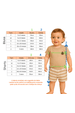 Conjunto de Meia Malha e Moletinho Ecosustentável Listrado - Preto - Ame Kids