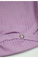 Conjunto Body Canelado Menina - Roxo - Ame Kids
