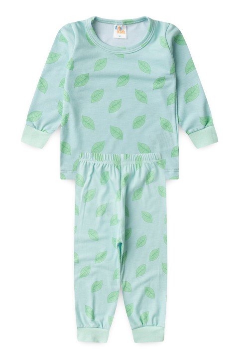 Conjunto Pijama Blusa e Calça - Folhas - Ame Kids