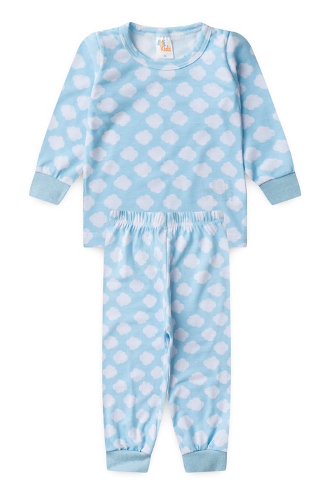Conjunto Pijama Blusa e Calça - Nuvens - Ame Kids