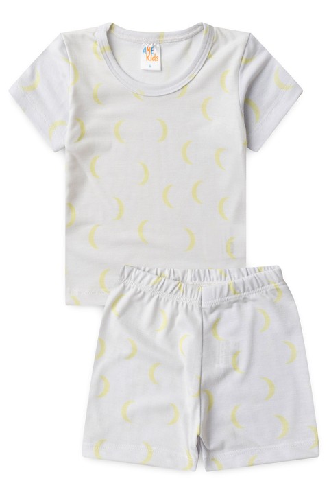 Conjunto Pijama Blusa e Shorts - Lua - Ame Kids