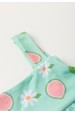 Vestido Curto Menina Goiaba - Verde - Ame Kids