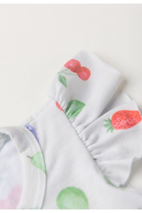 Vestido Curto Menina Furtinhas - Verde - Ame Kids