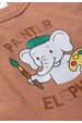 Conjunto Regata e Shorts Menino - Elefante Caramelo - Ame Kids
