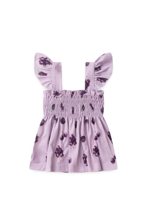 Conjunto Bata Shorts Verão Bebê - Uva - Ame Kids