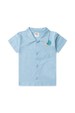 Conjunto Blusa e Shorts Menino - Bolso Azul - Ame Kids