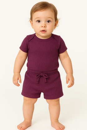 Conjunto Canelado Light Curto - Berngela - Ame Kids
