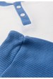 Conjunto de Blusa e Shorts Moscou Menino - Botões Azul - Ame Kids
