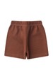 Conjunto Blusa Gola Polo e Short Moscou  - Avelã - Ame Kids
