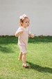 Conjunto Jardineira e Blusa - Areia - Ame Kids