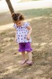Conjunto Bata Shorts Verão Bebê - Uva - Ame Kids