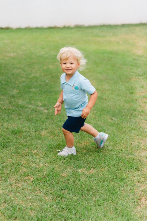 Conjunto Blusa e Shorts Menino - Bolso Azul - Ame Kids
