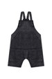 Conjunto Jardineira Ecosustentável  e Blusa - Preto - Ame Kids