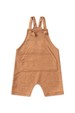 Conjunto Jardineira Ecosustentável  e Blusa - Avelã - Ame Kids