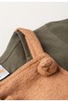 Conjunto Jardineira Ecosustentável  e Blusa - Avelã - Ame Kids