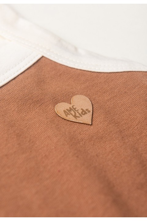 Conjunto Cropped Shorts Menina - Caramelo - Ame Kids