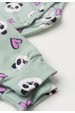 Conjunto Canelado Light Longo - Pandinha Verde - Ame Kids