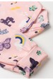 Conjunto Canelado Light Longo - Borboleta Rosa - Ame Kids