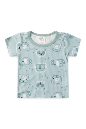 Conjunto de Blusa e Shorts  Menino - Bihcinhos Jade - Ame Kids