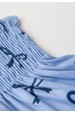 Conjunto Bata Shorts Verão Bebê - Lacinho Azul - Ame Kids