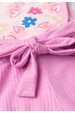 Conjunto Body Canelado Curto Menina - Corações - Ame Kids