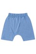 Conjunto de Blusa com Capuz e Shorts Meia Malha Menino - Azul - Ame Kids