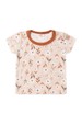 Conjunto de Blusa e Shorts Menina - Flores Avelã - Ame Kids