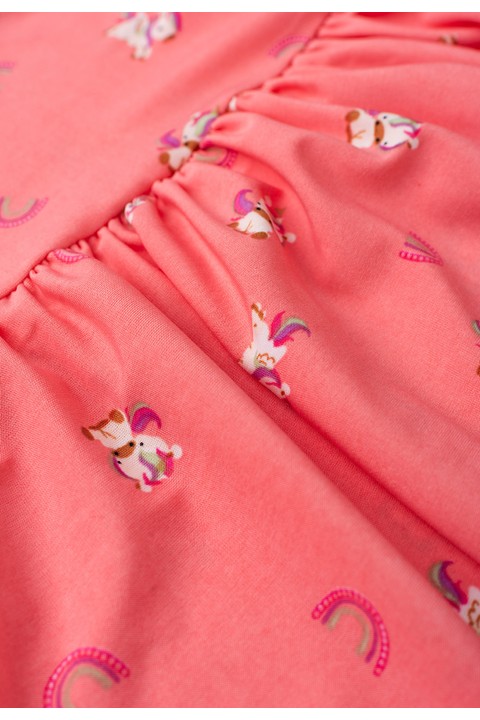 Vestido Curto Menina Liganete - Unicórnio - Ame Kids