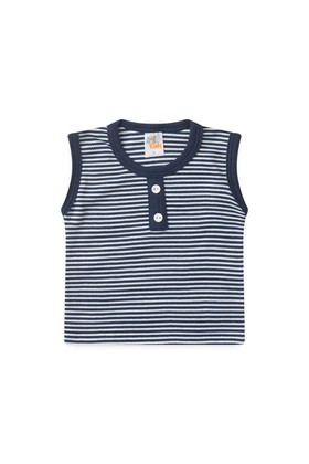 Conjunto Regata e Shorts Menino Suedine - Azul Marinho - Ame Kids