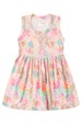 Vestido Curto Menina - Floresta Rosa - Ame Kids