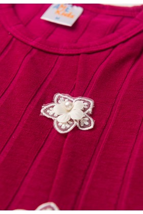 Vestido Curto Menina Milano - Bordô - Ame Kids