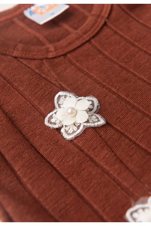 Vestido Curto Menina Milano - Avelã - Ame Kids