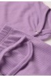 Conjunto Canelado Light Curto - Lilás - Ame Kids