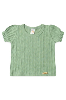 Conjunto Sunset Blusa e Shorts Verão - Verde Jade - Ame Kids