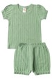 Conjunto Sunset Blusa e Shorts Verão - Verde Jade - Ame Kids