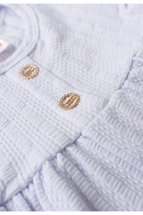 Vestido Curto Menina Sunset - Branco - Ame Kids