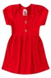 Vestido Curto Menina Sunset - Vermelho - Ame Kids