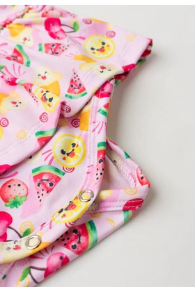 Body Vestido Proteção Uv - Frutinhas - Ame Kids
