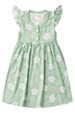 Vestido Curto Menina Liganete - Floral Verde - Ame Kids