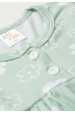 Vestido Curto Menina Liganete - Floral Verde - Ame Kids