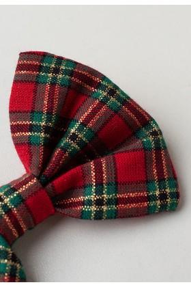 Presilha de Cabelo - Xadrez Vermelho - Ame Kids