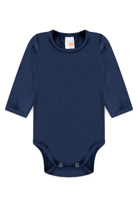 Conjunto Body e Short Infantil Proteção Uv - Azul Marinho - Ame Kids