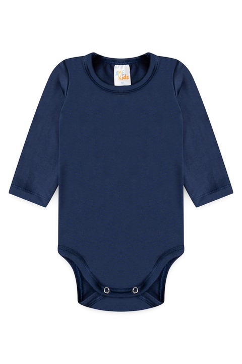 Conjunto Body e Short Infantil Proteção Uv - Azul Marinho - Ame Kids