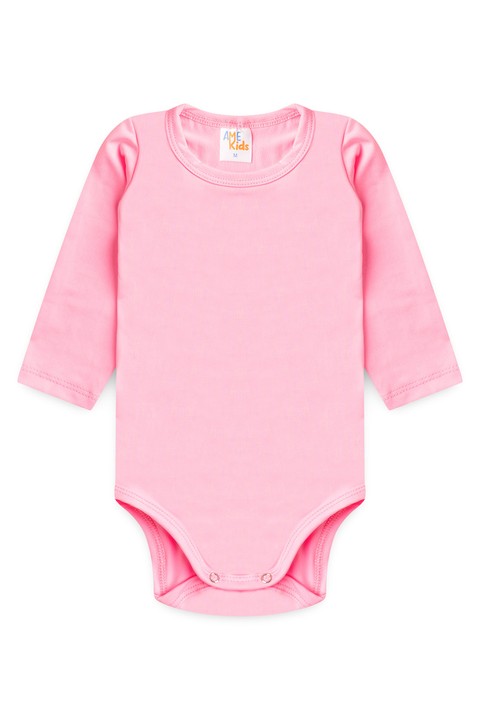 Conjunto Body e Short Infantil Proteção Uv - Rosa Neon - Ame Kids