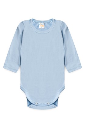 Conjunto Body e Short Infantil Proteção Uv - Azul Bebê - Ame Kids