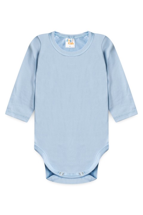 Conjunto Body e Short Infantil Proteção Uv - Azul Bebê - Ame Kids