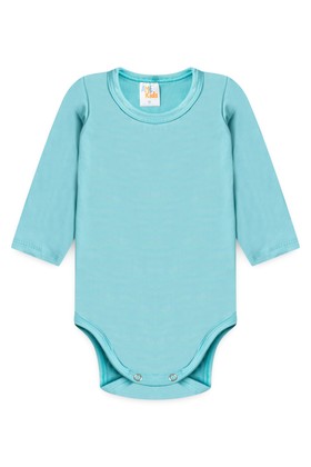 Conjunto Body e Short Infantil Proteção Uv - Turquesa - Ame Kids