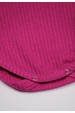 Conjunto Body Canelado Curto Menina - Bordô - Ame Kids
