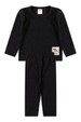 Conjunto Blusa e Calça Milano - Preto - Ame Kids